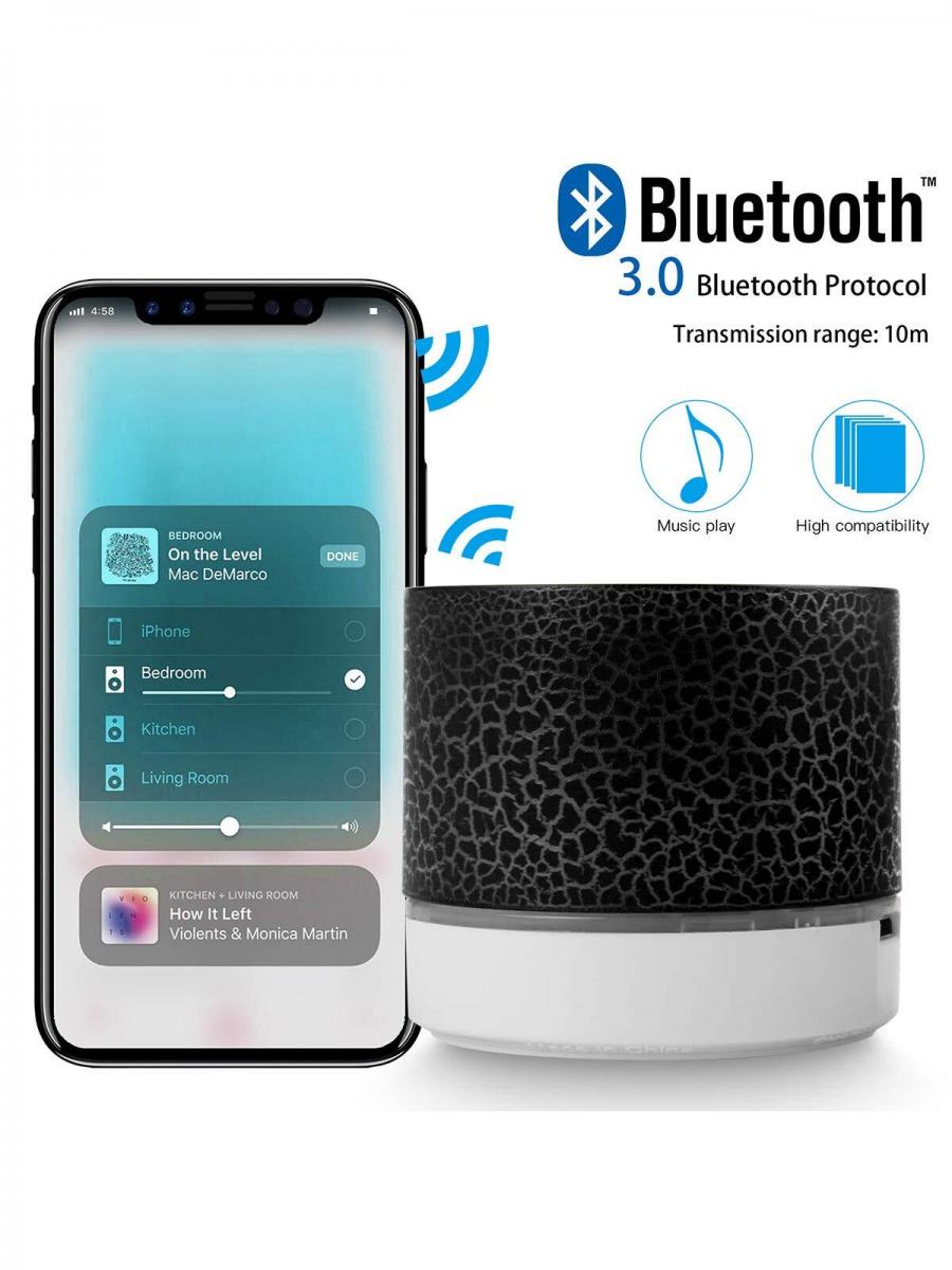 FORKODA Portable Wireless Mini Bluetooth Speaker Super Bass Rechargeable