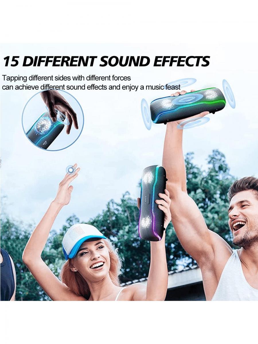 30W Portable Wireless RGB Light Speaker