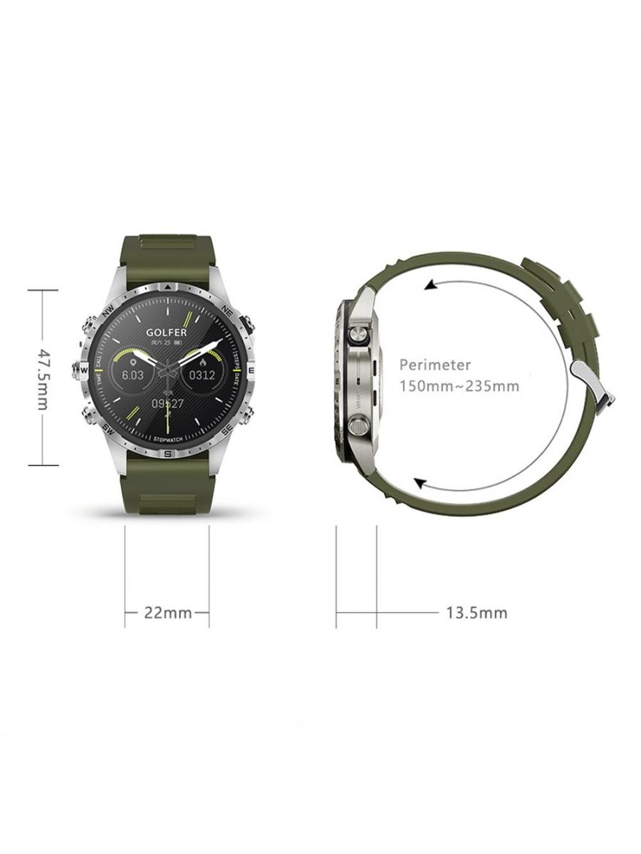 Unisex Business Smart Watch Fitness Tracker Bluetooth Notifications 2024