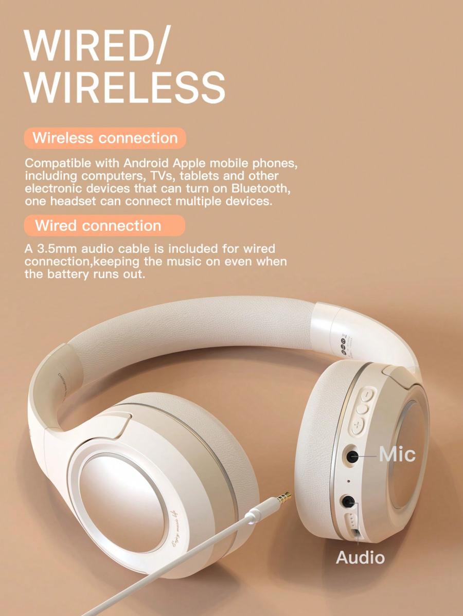 iKF King Fashion Wireless Noise Cancelling Headset with Microphone