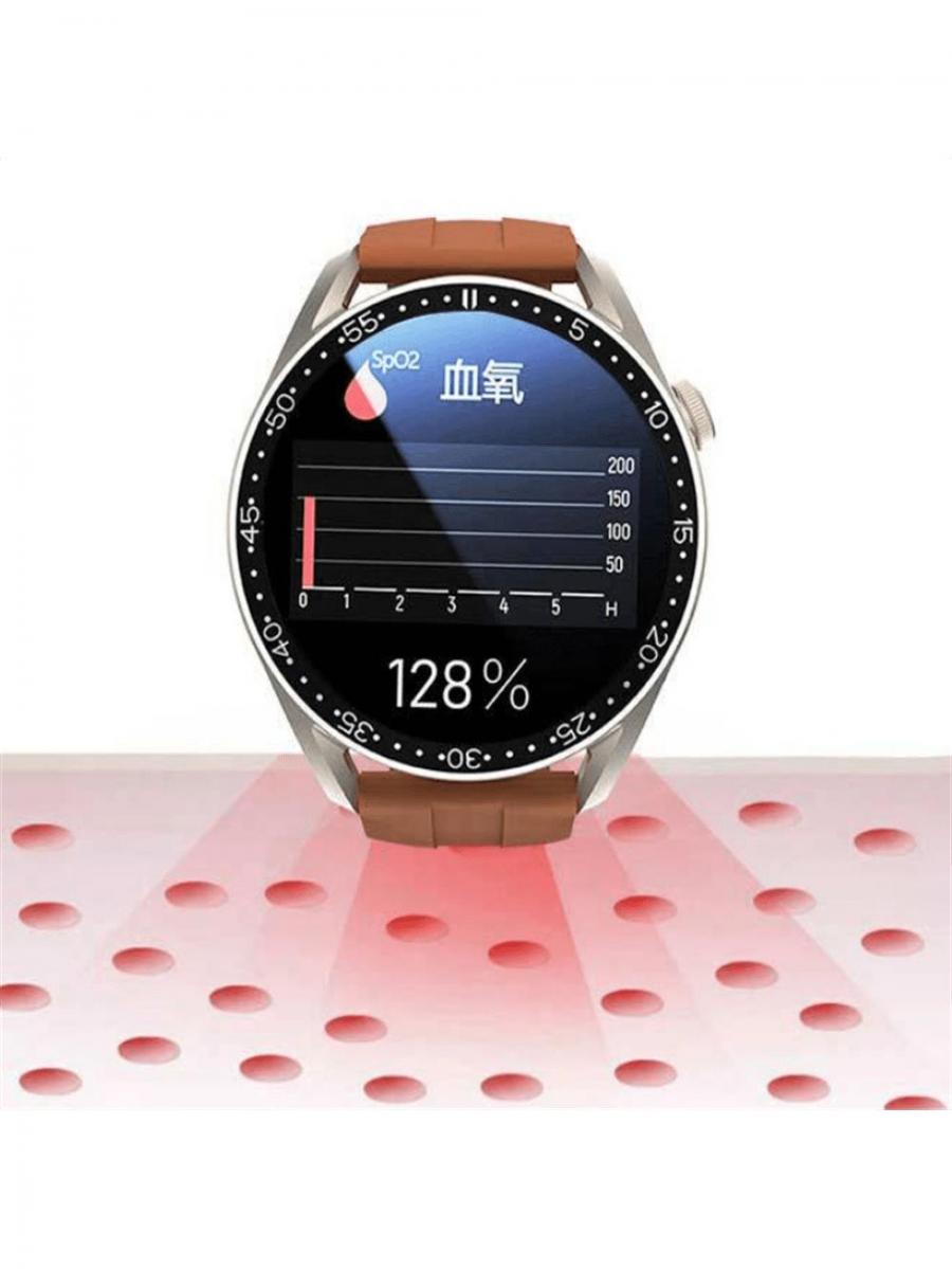 Smart Health Monitoring Watch with Glucose Uric Acid and Blood Metrics
