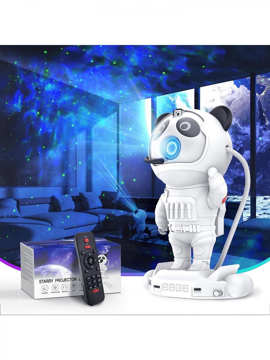 Astronaut Galaxy Projector Kids Night Light Bluetooth Speaker Space Decor