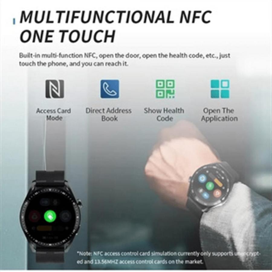 Health Monitoring Smart Watch Blood Glucose Uric Acid Blood Pressure Monitor