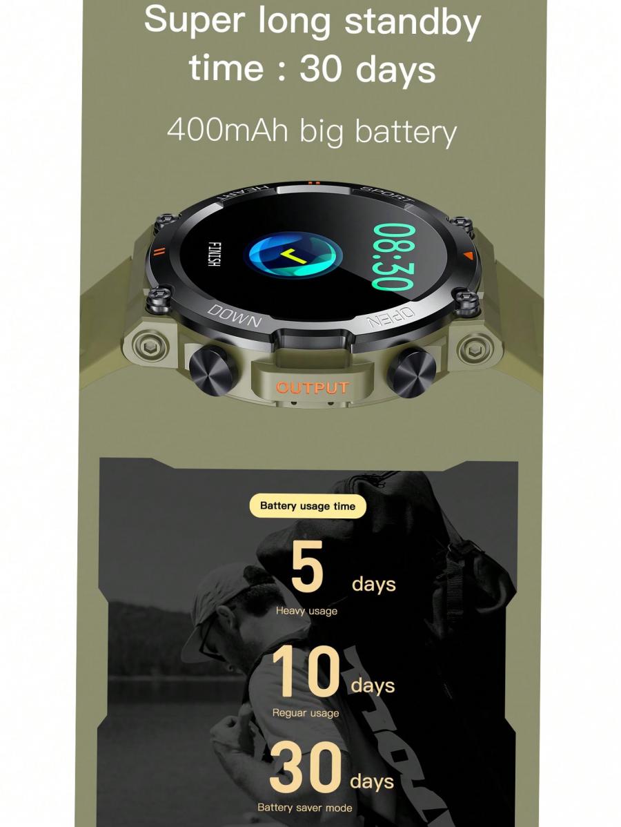 MAOYUAN Youth Smart Watch Bluetooth Call Music Fitness Tracker