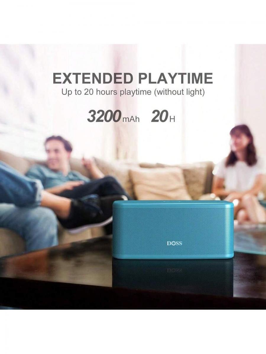 DOSS SoundBox Plus 16W HD Bluetooth Speaker with LED Lights