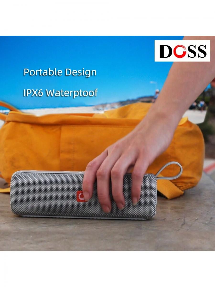 DOSS E Go II Portable Bluetooth Speaker Waterproof Loud Bass 12W