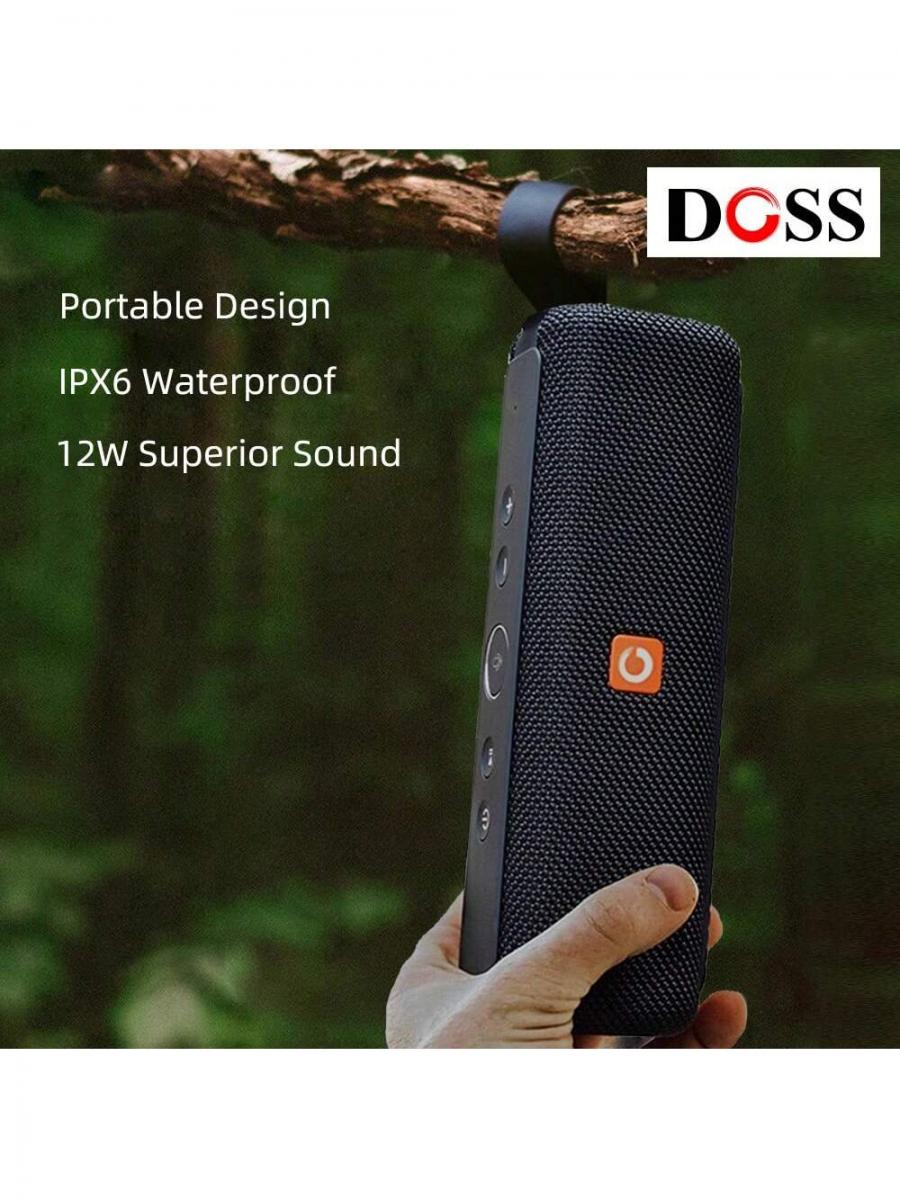 DOSS E Go II Portable Wireless Bluetooth Speaker Outdoor Waterproof Sound Box
