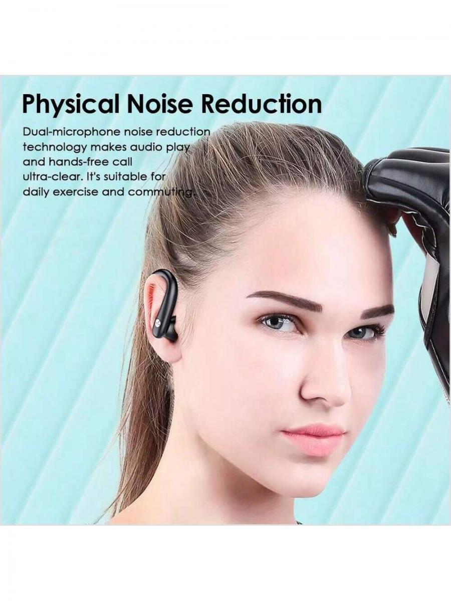 TWS Bluetooth 52 Wireless Ear Hook Stereo Earbuds Headphones