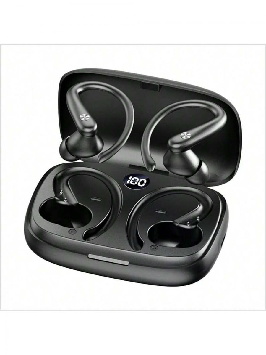 TWS Bluetooth 52 Wireless Ear Hook Stereo Earbuds Headphones