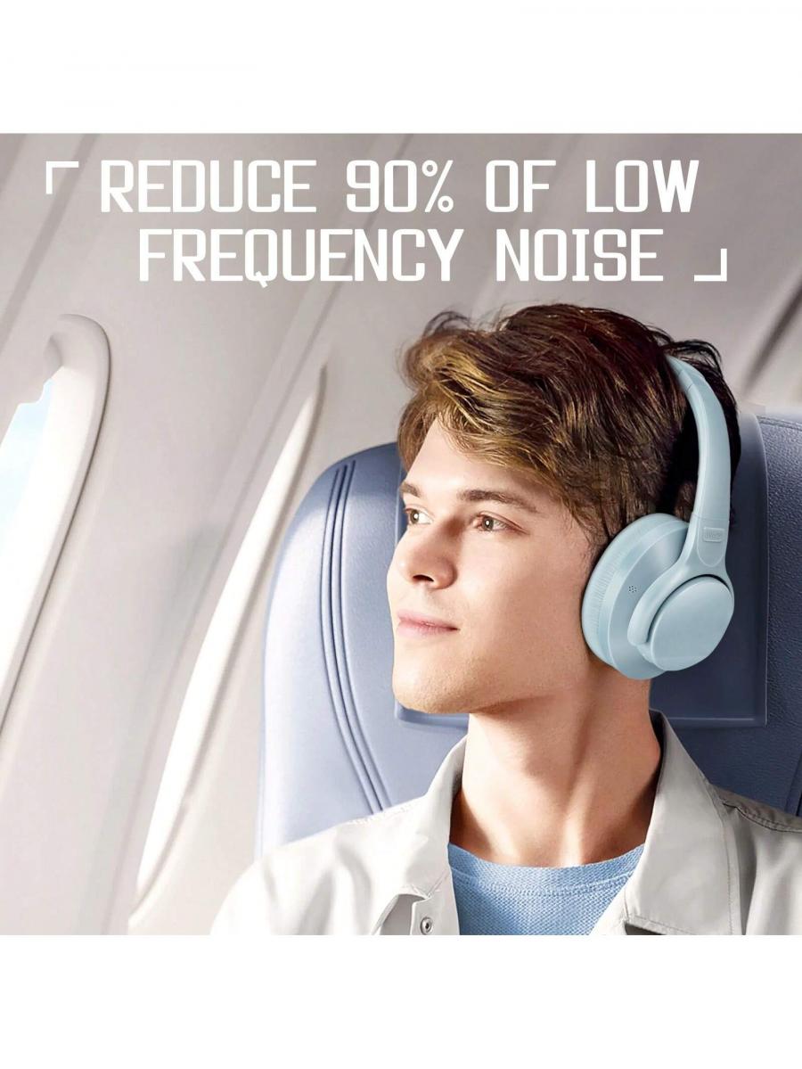 TUINYO Wireless Noise Cancelling Bluetooth Headphones 60H Playtime