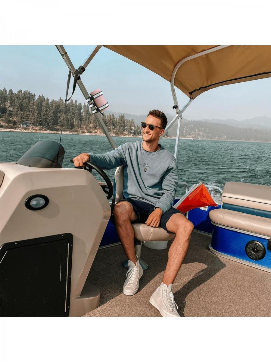 EDUPLINK Waterproof Bluetooth Speaker with Mount and Reflective Stand