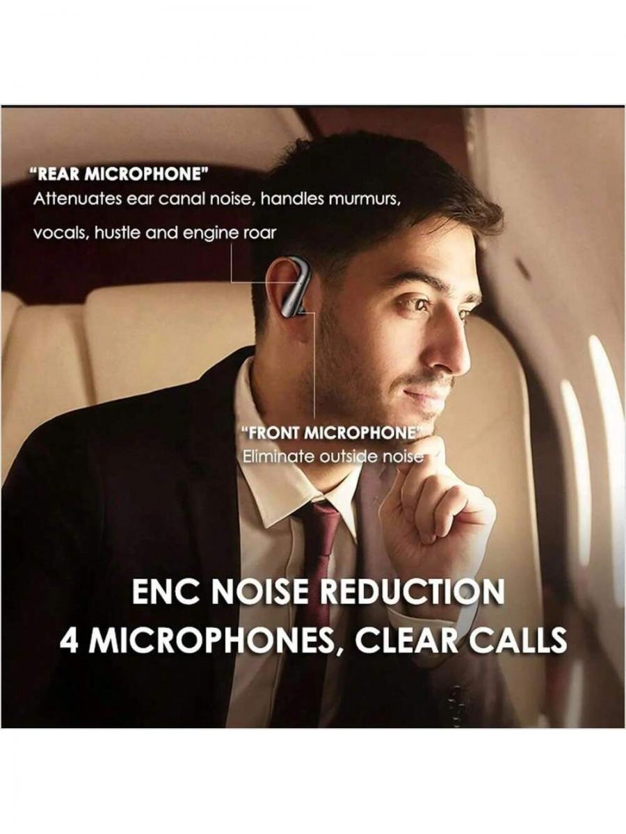 Bluetooth 53 Wireless Stereo Earbuds with Ear Hooks