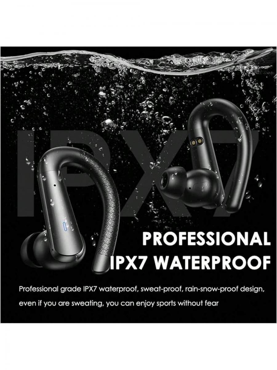 Bluetooth 53 Wireless Stereo Earbuds with Ear Hooks