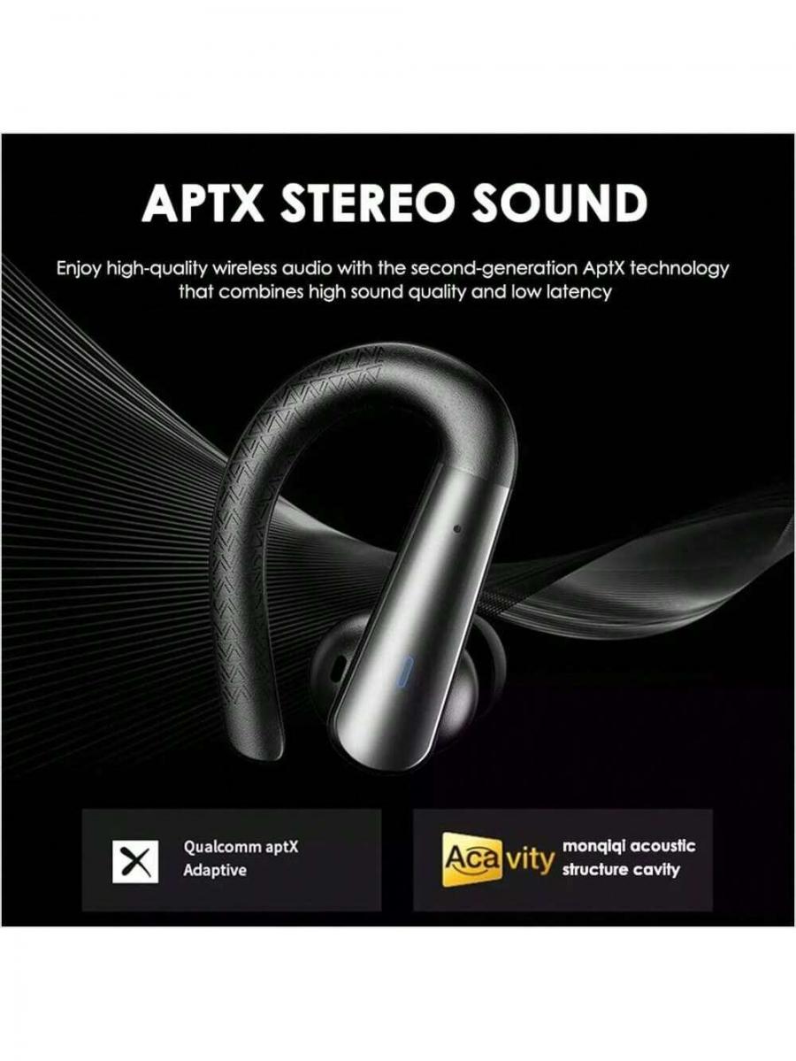 Bluetooth 53 Wireless Stereo Earbuds with Ear Hooks