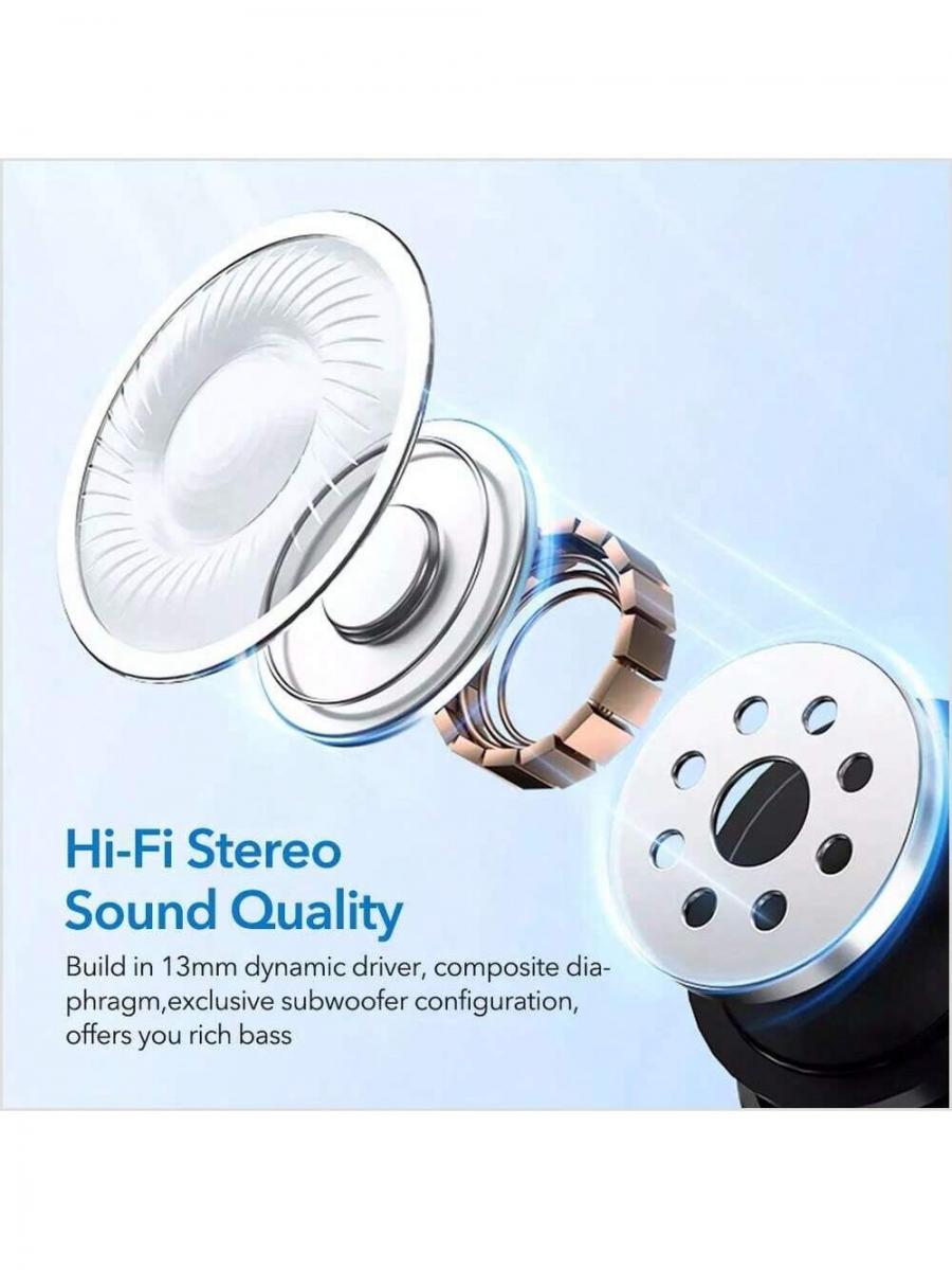 TWS Wireless Bluetooth 53 HiFi Stereo Bass Sports Headphones