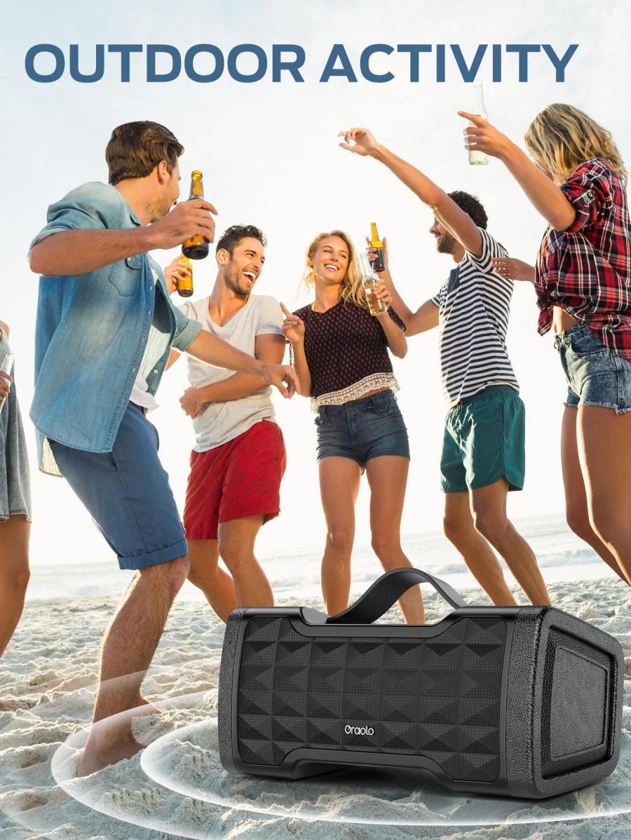 Oraolo 40W Bluetooth Speaker Portable Wireless Waterproof Stereo