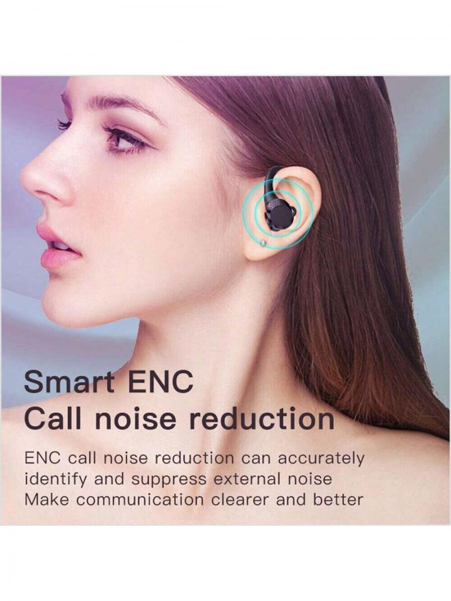 Bluetooth 52 Wireless Earbuds Stereo Touch Headphones Ear Hook