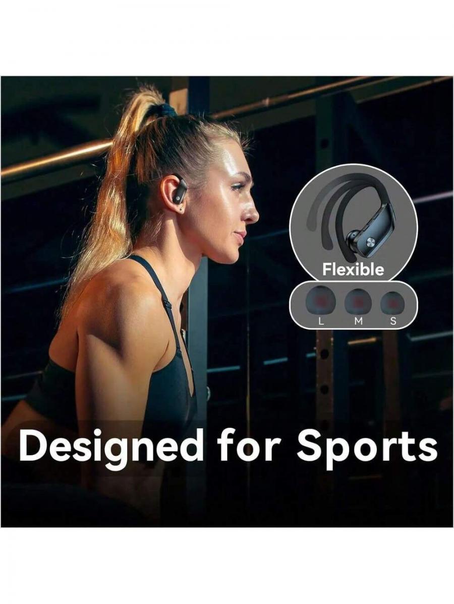 Bluetooth 50 Wireless Earbuds Stereo Ear Hook Headphones