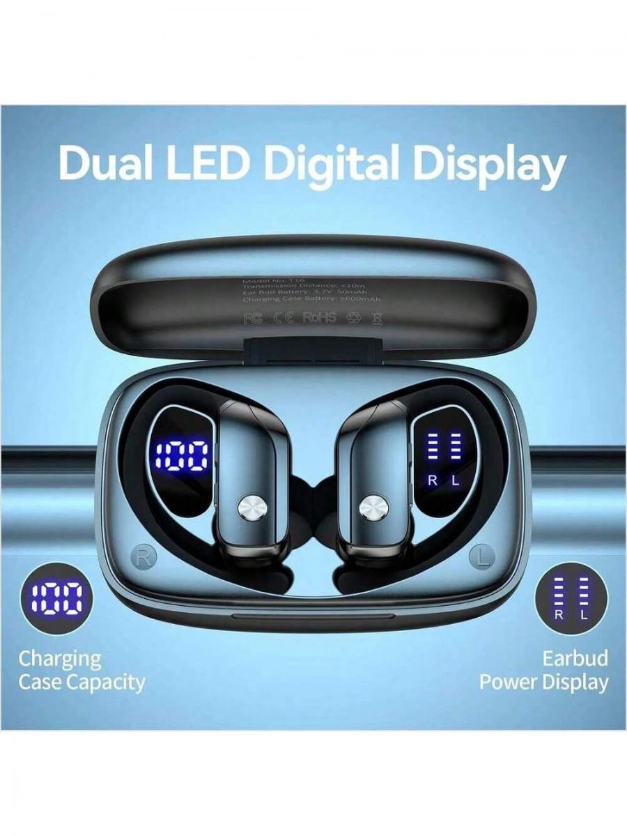 Bluetooth 50 Wireless Earbuds Stereo Ear Hook Headphones