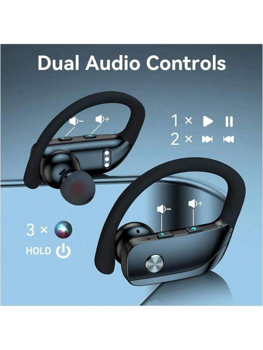 Bluetooth 50 Wireless Earbuds Stereo Ear Hook Headphones