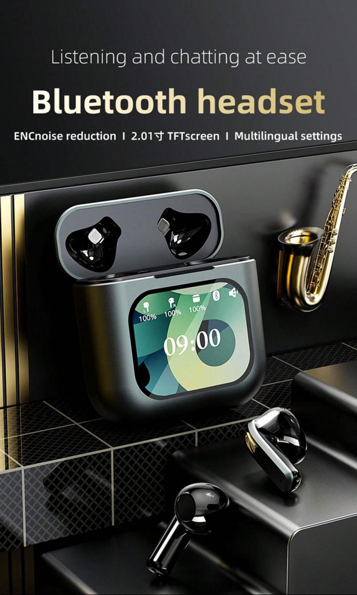2024 K1 Smart Watch and Bluetooth Earbuds Touch Screen Noise Cancelling