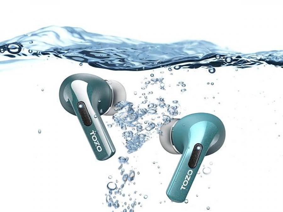 TOZO T20 Wireless Earbuds Bluetooth Headphones IPX8 Waterproof Black