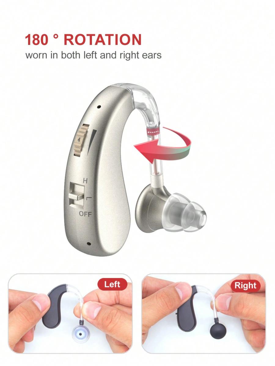 Intelligent Noise Reduction Earhook Charging Headphones for All Ages