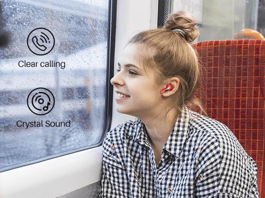 TOZO T20 Bluetooth Wireless Earbuds with LED Display and Waterproof Case