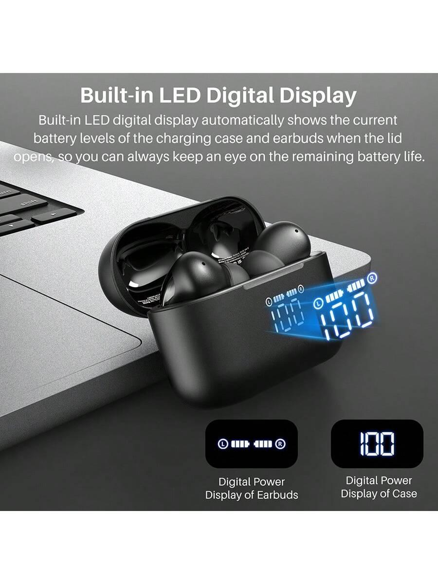 TOZO T20 Wireless Earbuds Bluetooth with LED Display 48 5 Hrs Playtime