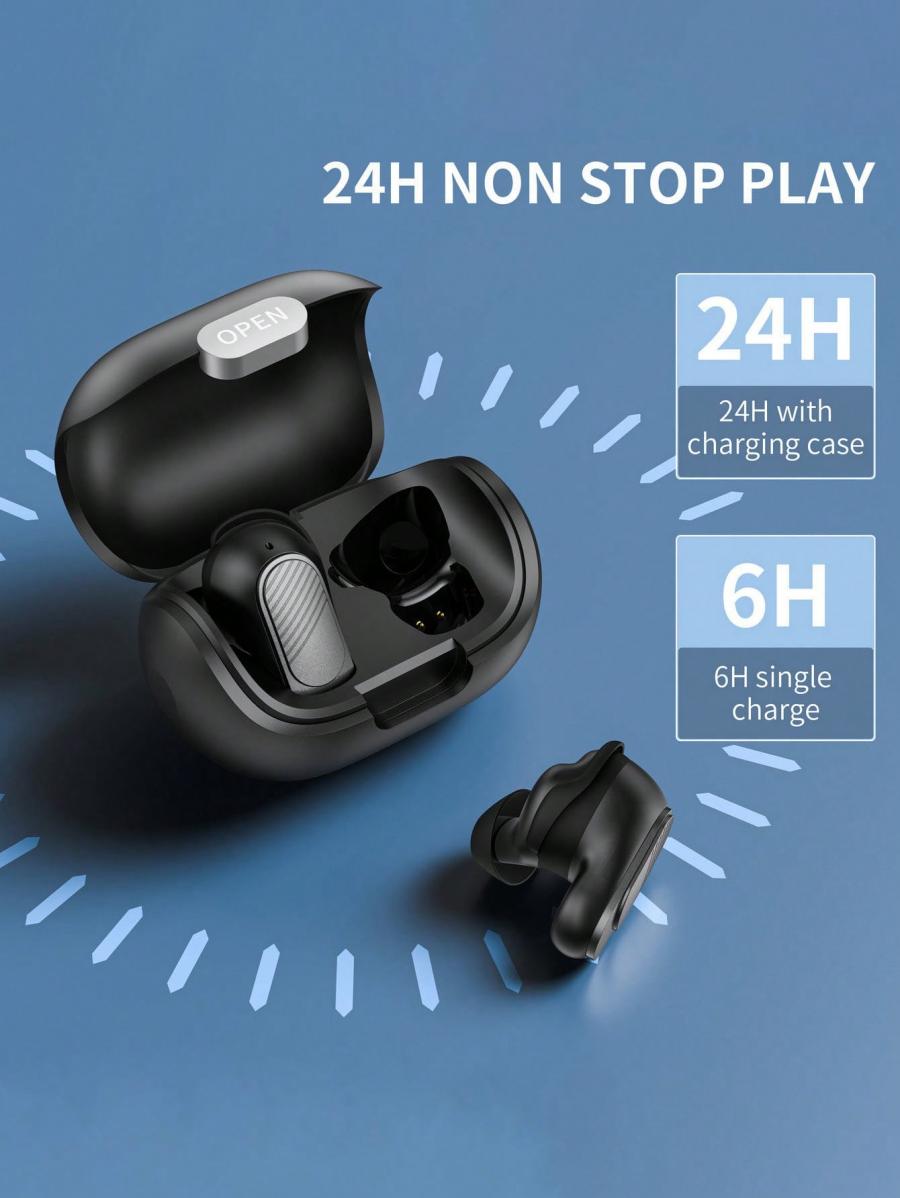 BUGANI True Wireless Bluetooth Earbuds with Deep Bass and ENC Noise Cancelling