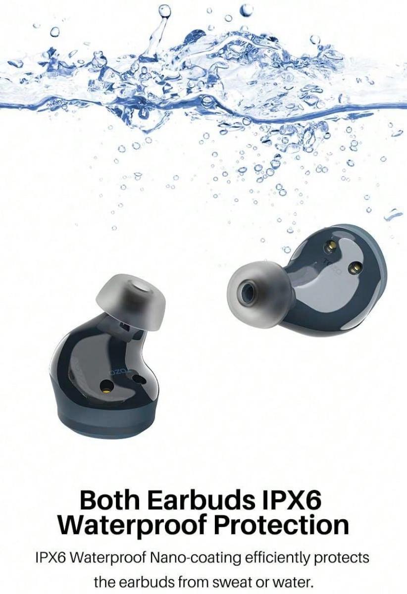 TOZO NC9 Hybrid Active Noise Cancelling Wireless Earbuds