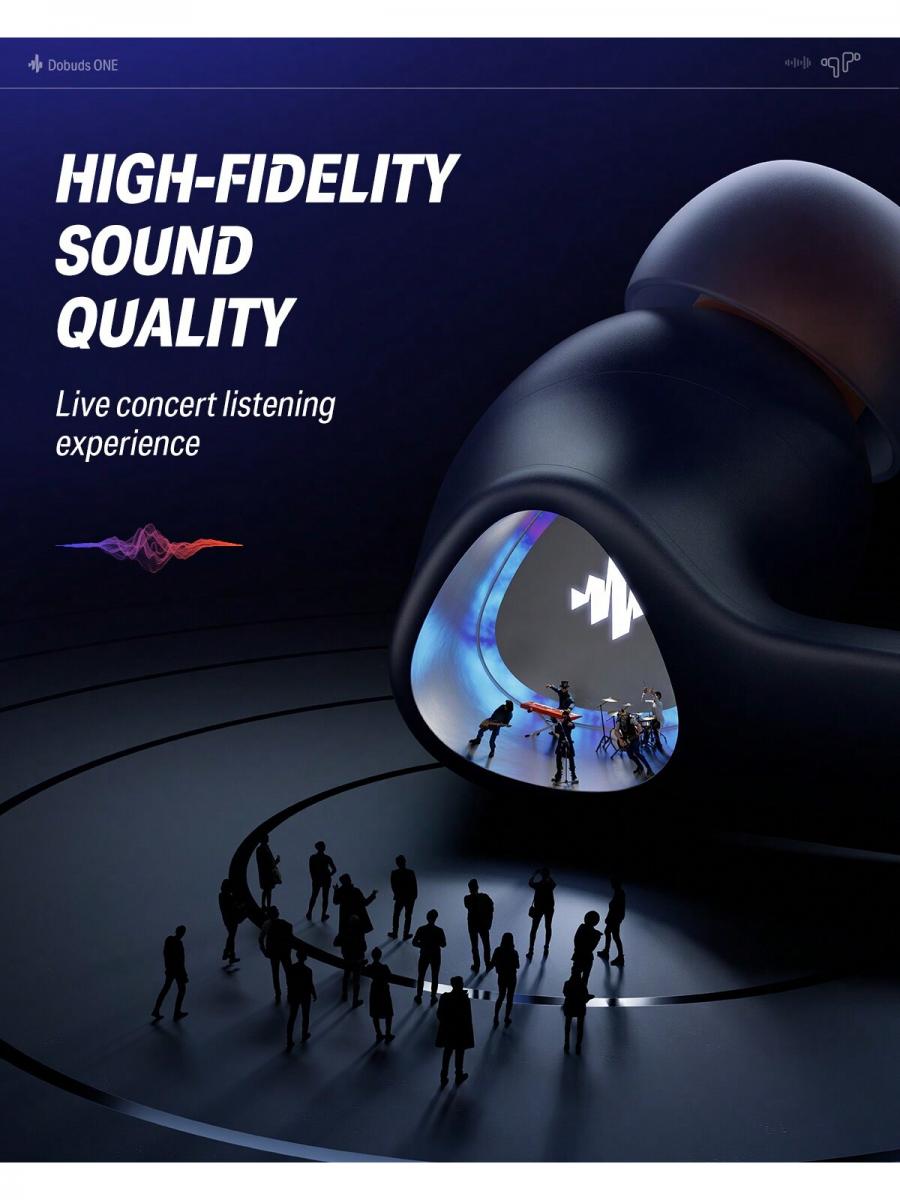 Donner Wireless Noise Cancelling Bluetooth Earbuds with Fast Charging