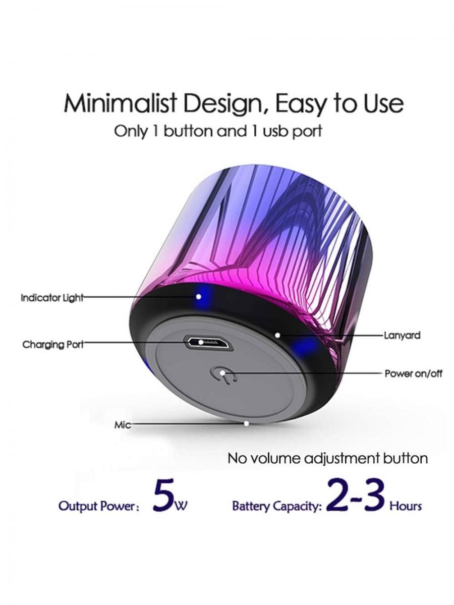 FORKODA Wireless Mini Bluetooth Speakers Big Sound Splashproof Design