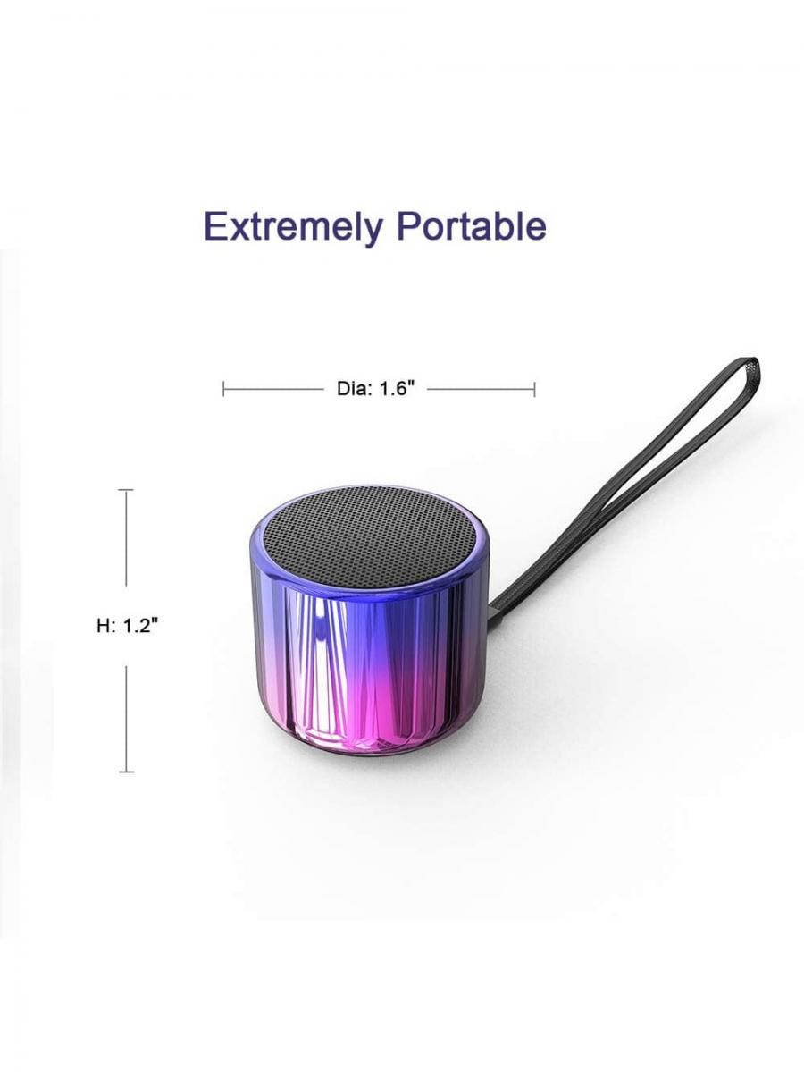 FORKODA Wireless Mini Bluetooth Speakers Big Sound Splashproof Design