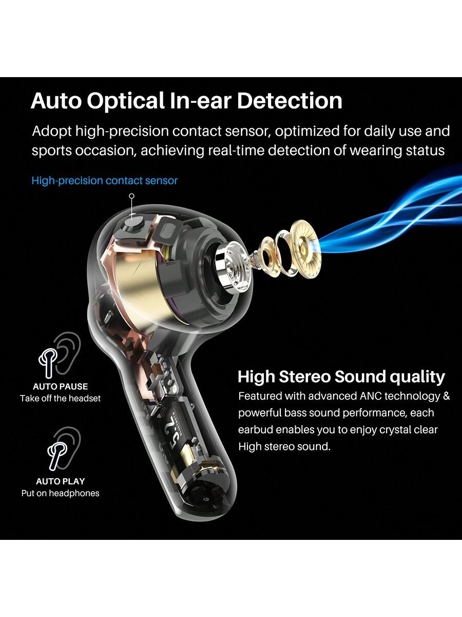 TOZO NC2 Hybrid Active Noise Cancelling Wireless Earbuds