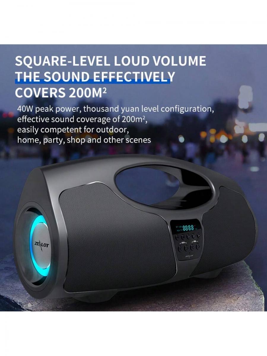 Zealot P1 Portable Karaoke Speaker 40W with 8000mAh Battery