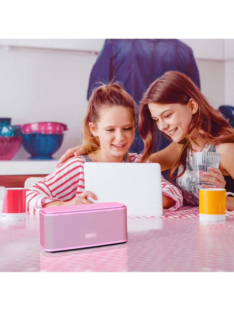 DOSS Portable Bluetooth Speaker 12W HD Sound IPX5 Water Resistant