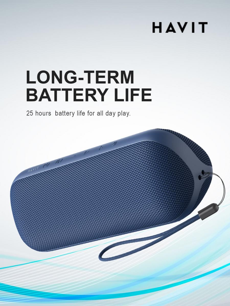 HAVIT M69 Portable TWS Wireless Speaker Waterproof 25H Playtime
