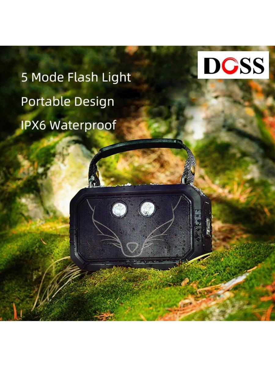 DOSS Traveler Portable Bluetooth Speaker Waterproof TWS Stereo Sound