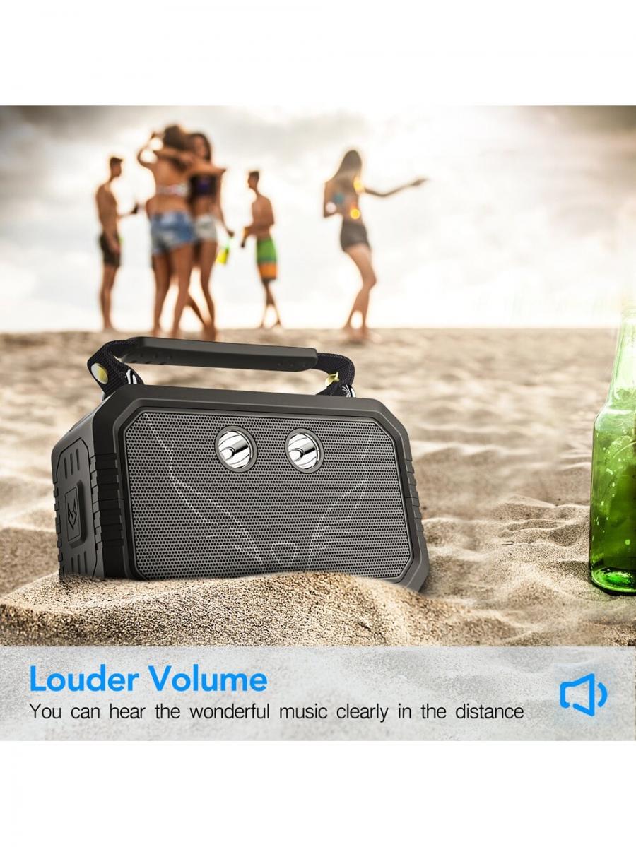 DOSS Traveler Portable Bluetooth Speaker Waterproof TWS Stereo Sound