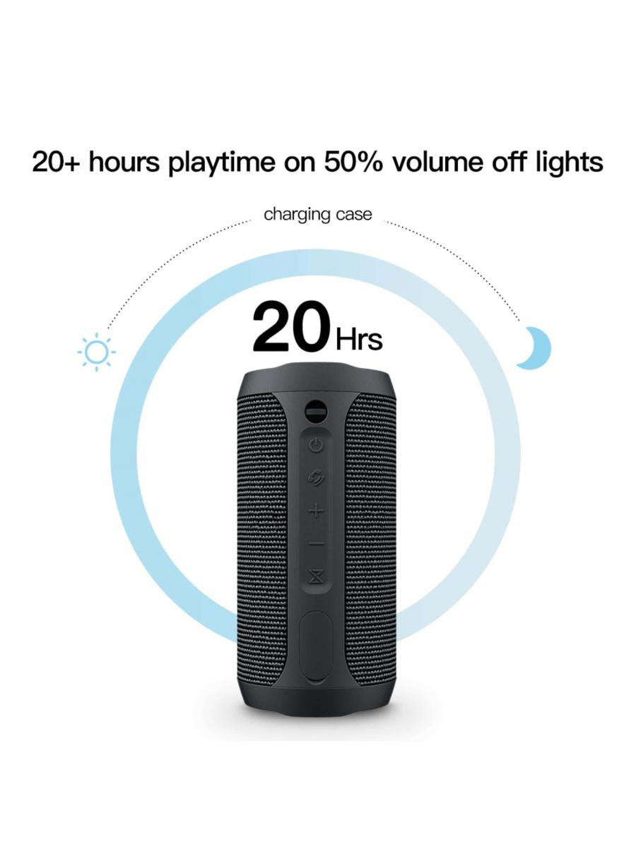 EDUPLINK Waterproof Portable Bluetooth Speaker 20W with 20 Hours Playtime