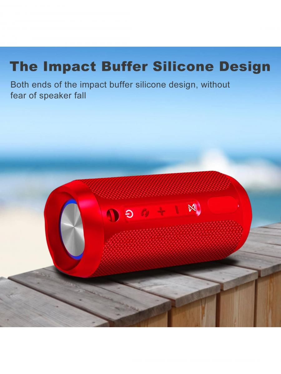EDUPLINK Waterproof Portable Bluetooth Speaker with 20 Hours Playtime
