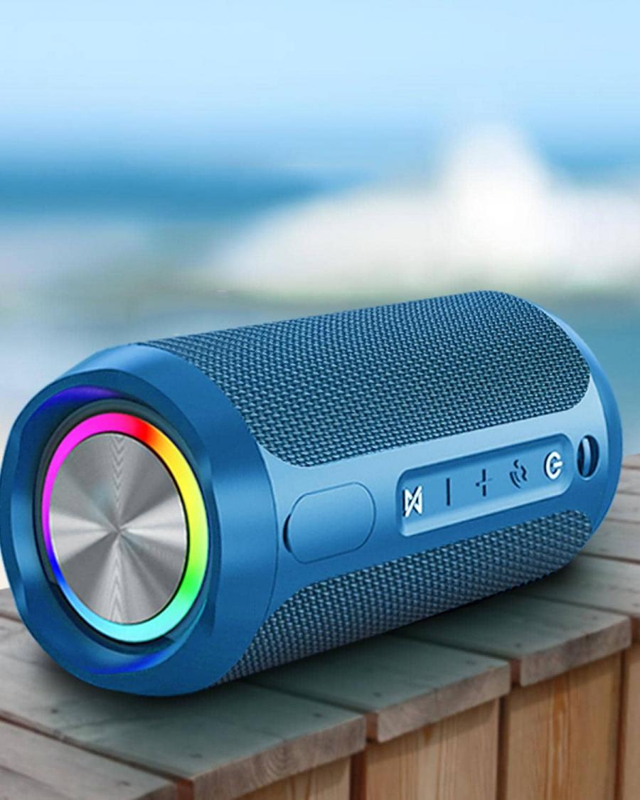 EDUPLINK Waterproof Bluetooth Speaker 20W 20 Hours Playtime TWS RGB Lights
