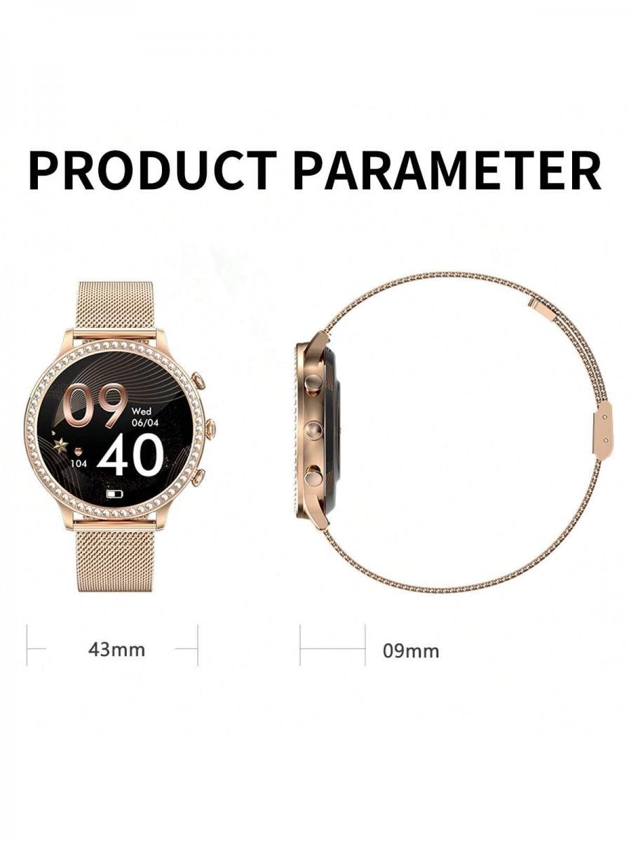 LIGE 32 Inch Smart Watch Women Voice Call Health Monitor Waterproof