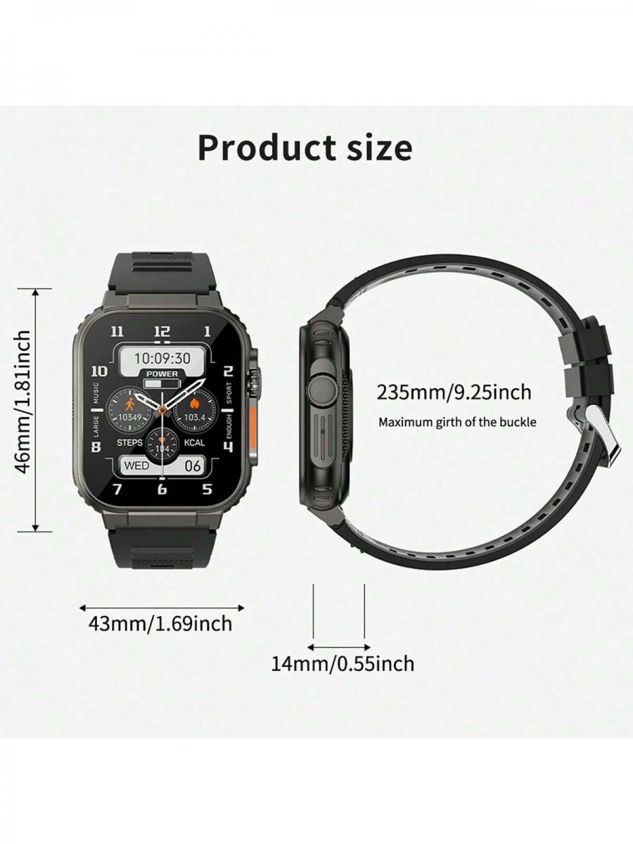 LIGE Smart Watch IP68 Waterproof Fitness Tracker Health Monitor