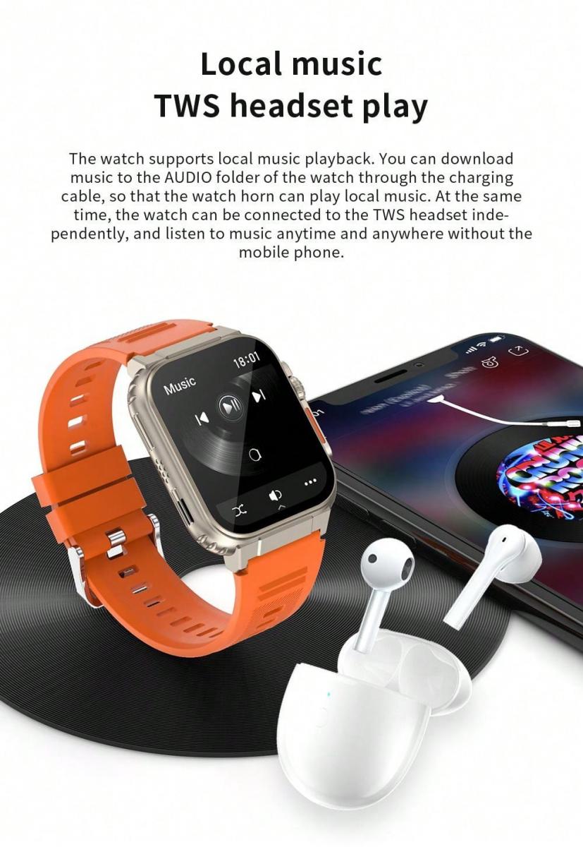 LIGE Smart Watch IP68 Waterproof Fitness Tracker Health Monitor