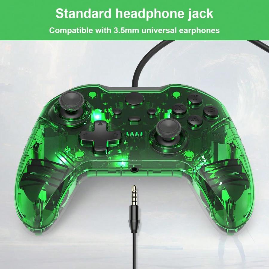 TOPWOLF Wired Controller for Xbox One Slim Series X PC Original Chip