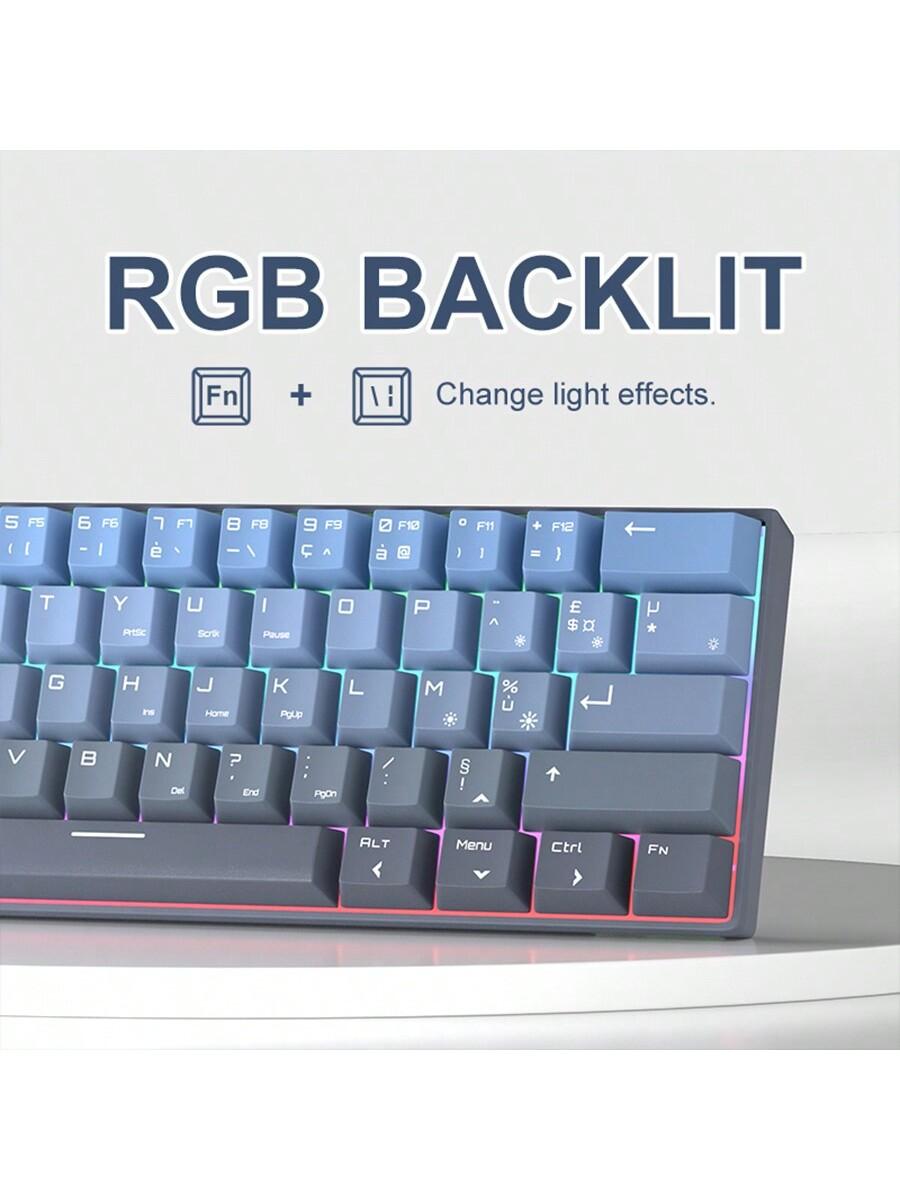 MageGee Star61 Customizable RGB Mechanical Gaming Keyboard 61 Keys