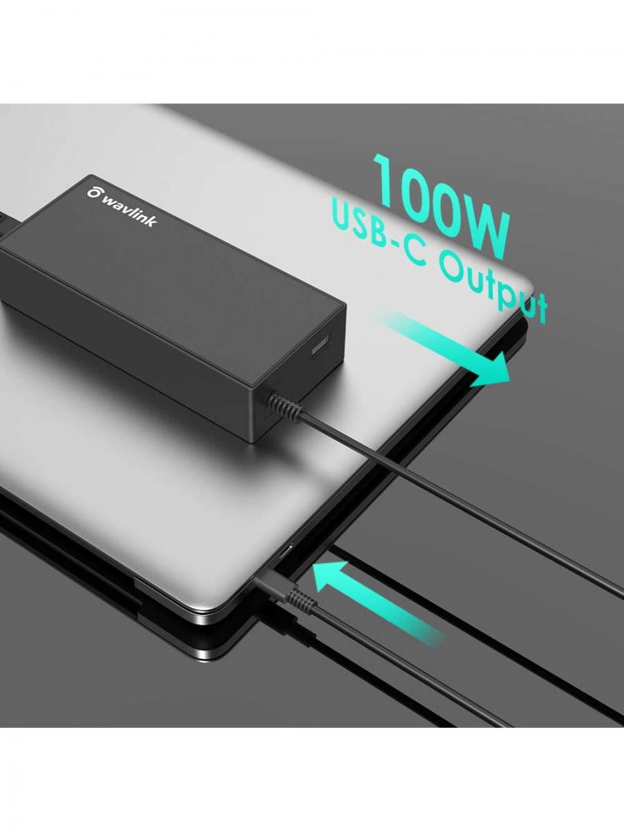 112W Universal USB C Laptop Charger Portable Power Supply Adapter