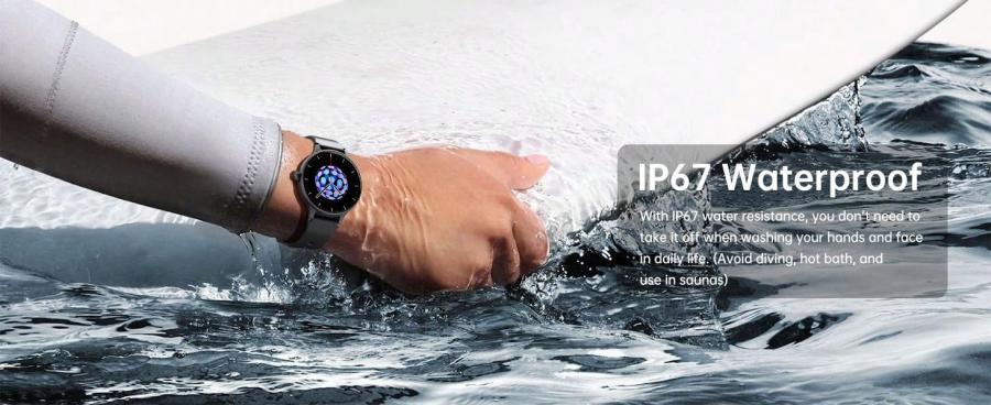 Morepro 2024 Full Screen Touch Sports Smart Watch for All Features